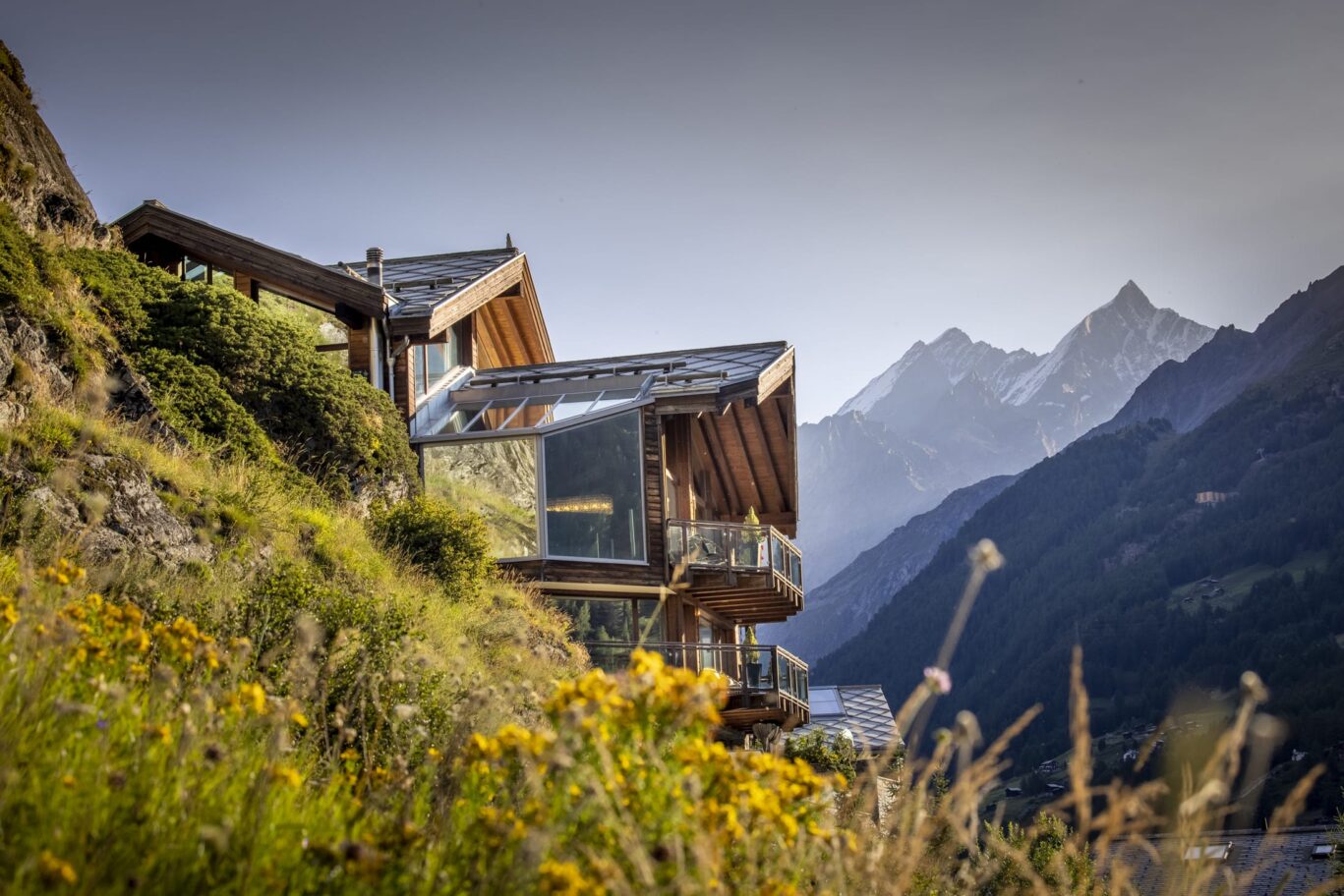 a. Chalet Summer with flowers